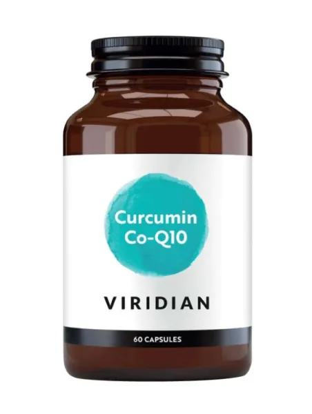 Maisto papildas VIRIDIAN Curcumin Co - Q10 kapsulės N60