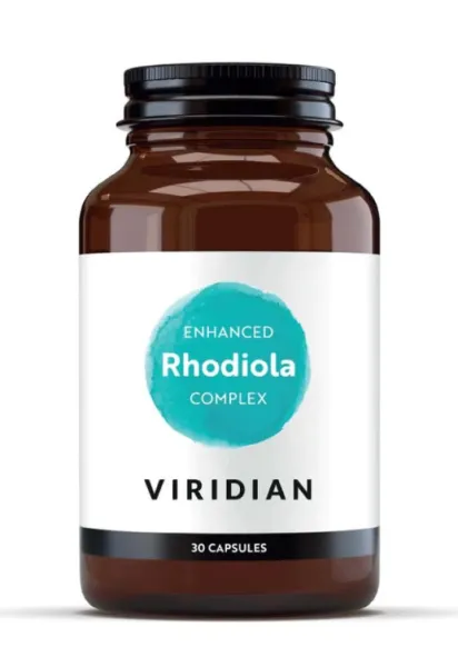 Maisto papildas VIRIDIAN Enhanced Rhodiola Complex kapsulės N30