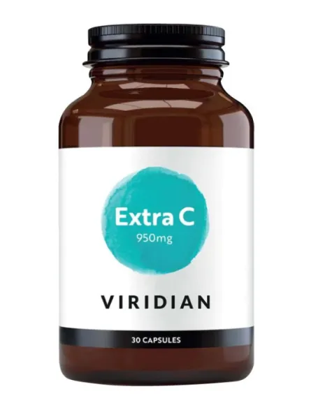 Maisto papildas VIRIDIAN Extra C 950mg Veg kapsulės N30