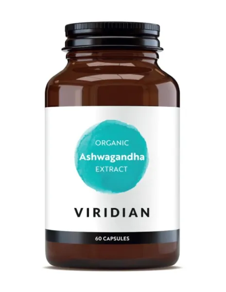 Maisto papildas VIRIDIAN Ashwagandha Extract su KSM-66 kapsulės N60