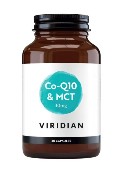 Maisto papildas VIRIDIAN Co - enzyme Q10 30mg su MCT kapsulės N30