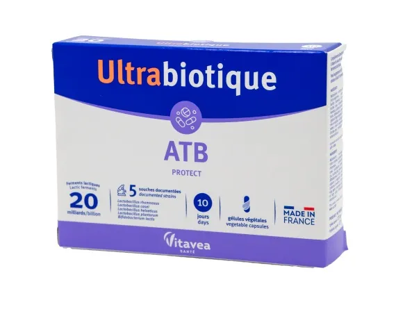 Maisto papildas VITAVEA Ultrabiotique ATB PROTECT žarnyno apsaugai, vartojant antibiotikus N10