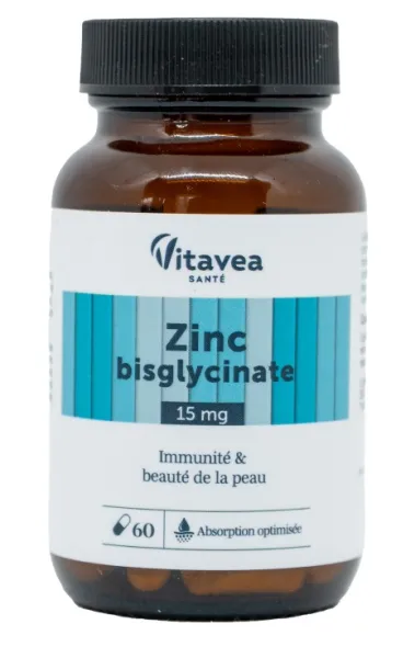 Maisto papildas VITAVEA Cinko bisglicinatas N60