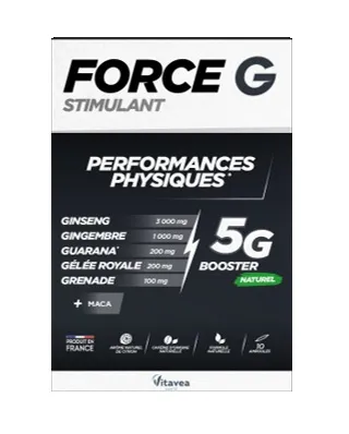 Maisto papildas VITAVEA FORCE G STIMULANT 5G BOOSTER N10