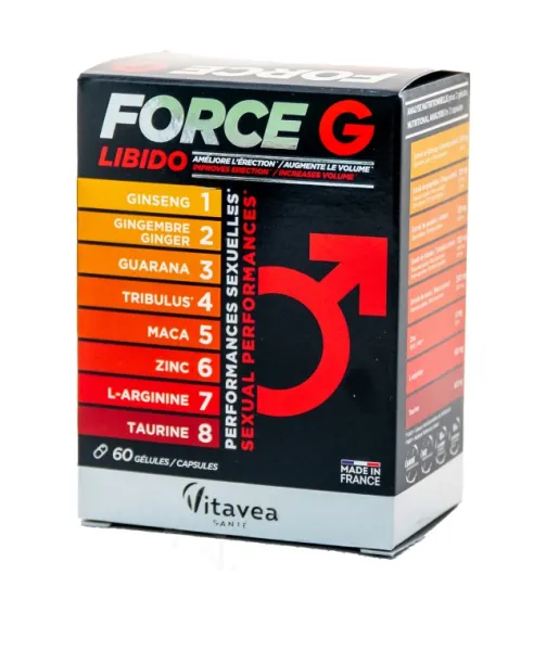 Maisto papildas VITAVEA Force G Libido seksualiniam tonusui N60