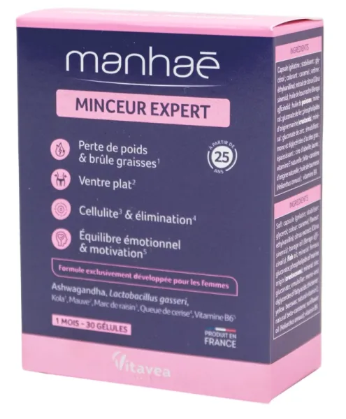 Maisto papildas VITAVEA Manhaé Lieknėjimo ekspertas N30