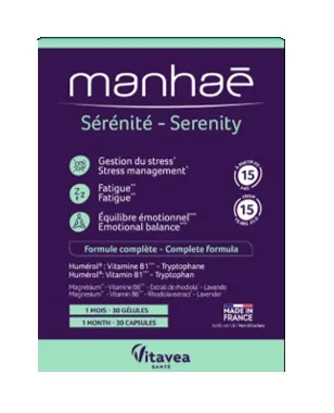 Maisto papildas VITAVEA Manhaé Sérénité vidinei moters harmonijai N30