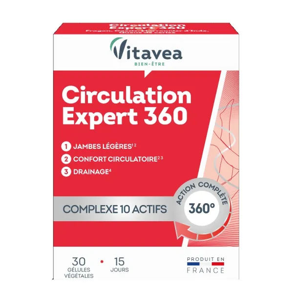 Maisto papildas VITAVEA Expert circulation 360° N30