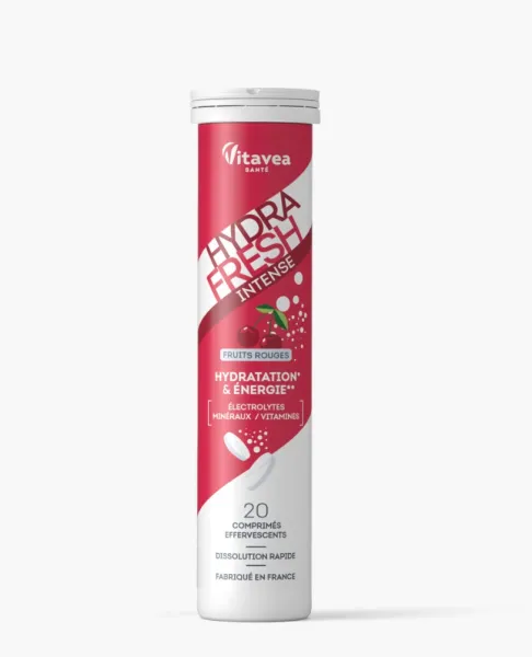 Maisto papildas VITAVEA HYDRAFRESH INTENSE be cukraus raudonųjų vaisių skonio N20