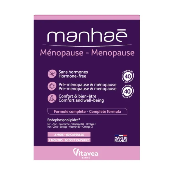 Maisto papildas VITAVEA Manhaé Menopauzė N60