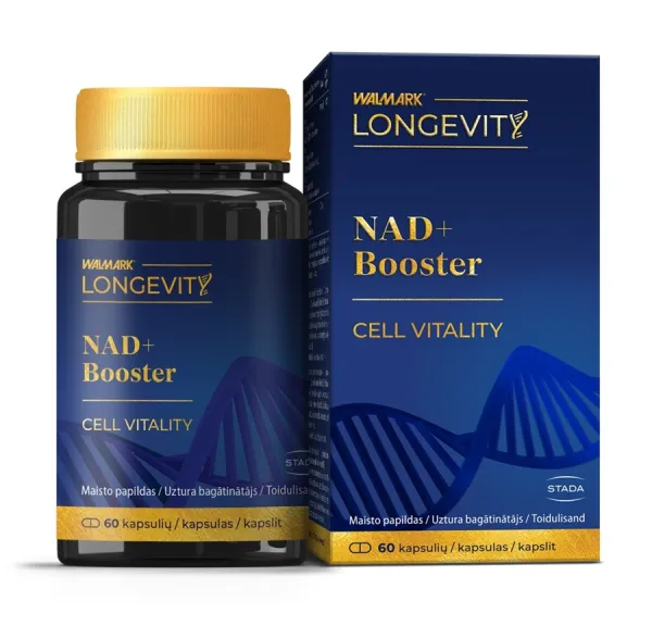 Maisto papildas WALMARK LONGEVIT NAD+ Booster kapsulės N60