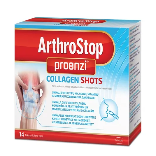 Maisto papildas WALMARK Proenzi ArthroStop Collagen shots N14