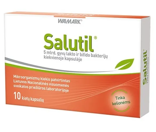 Maisto papildas WALMARK Salutil Forte kietos kapsulės N10