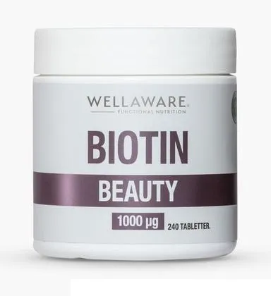 Maisto papildas WELLaware BIOTIN BEAUTY 240 tabl.