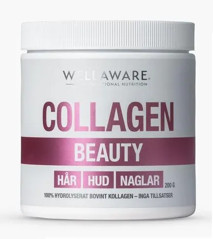 Maisto papildas WELLaware COLLAGEN BEAUTY – 100% hidrolizuotas kolagenas 200g