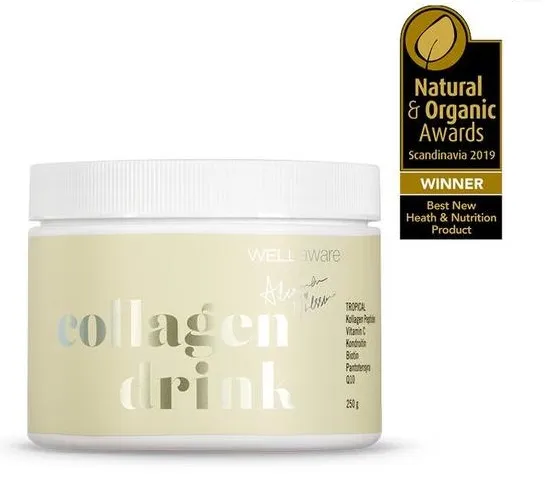 Maisto papildas WELLaware COLLAGEN DRINK C/O Alexandra Nilsson TROPICAL 250g