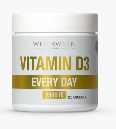 Maisto papildas WELLaware VITAMIN D3 120 tabl.