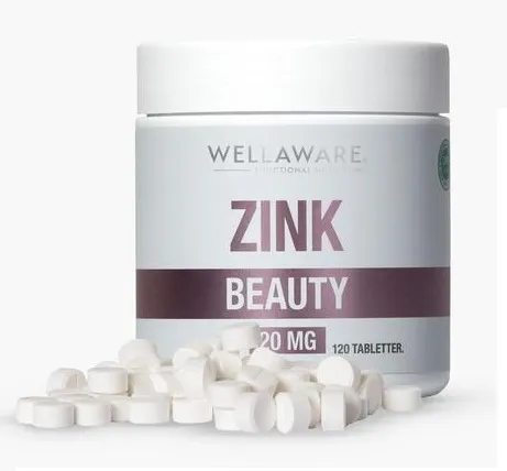 Maisto papildas WELLaware ZINC BEAUTY 120 tabl.