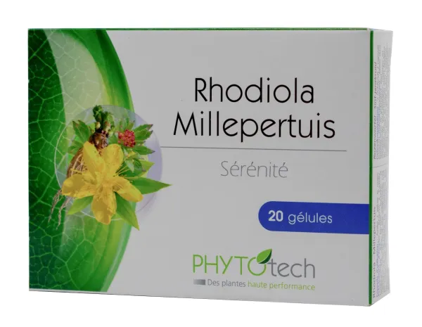 Maisto papildas gerai psichinei būklei Rausvoji radiolė ir paprastoji  jonažolė N20