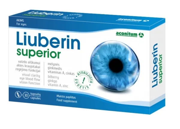 Maisto papildas akims LIUBERIN Superior N30