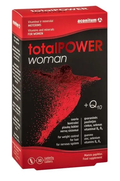 Maisto papildas moterims ACONITUM TotalPowe Woman N30
