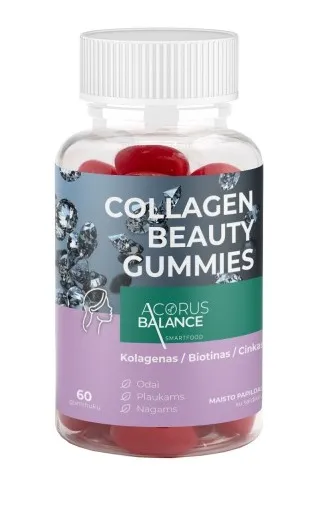 Maisto papildas Acorus Balance COLLAGEN BEAUTY Gummies 2g guminukai N60
