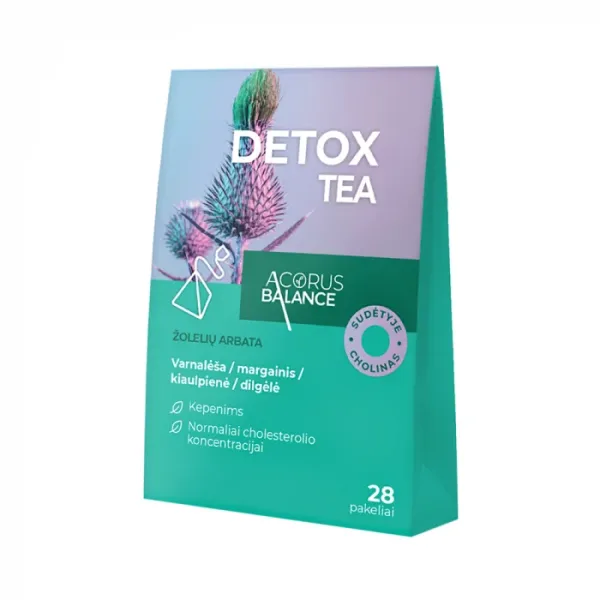 Acorus Balance DETOX Tea žolelių arbata 2g N28