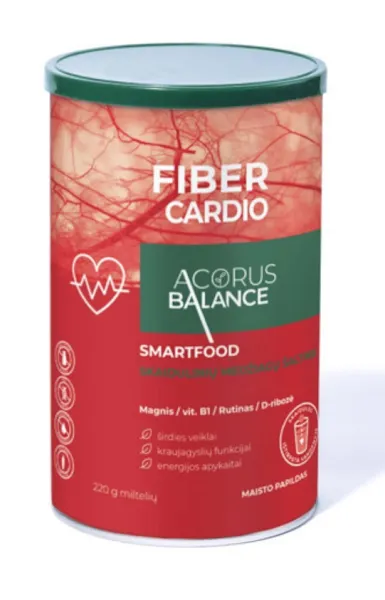 Maisto papildas Acorus Balance FIBER CARDIO 220g