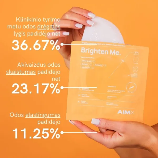 AIMX Brighten Me skaistinanti veido kaukė su vitaminu C 25ml N1