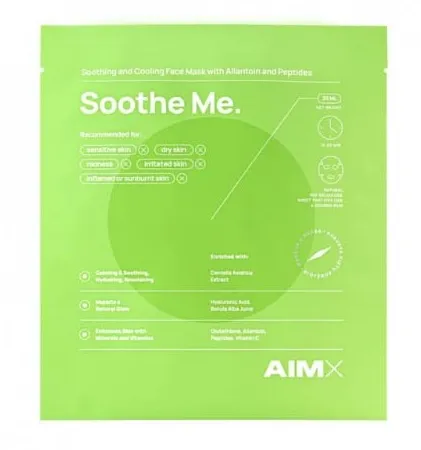 AIMX Soothe Me raminanti veido kaukė su peptidais 25ml N1