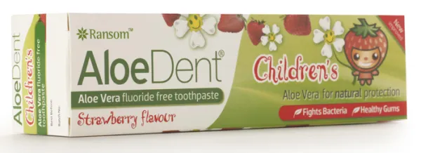 Dantų pasta vaikams be fluorido ALOE DENT CHILDREN'S 50ml