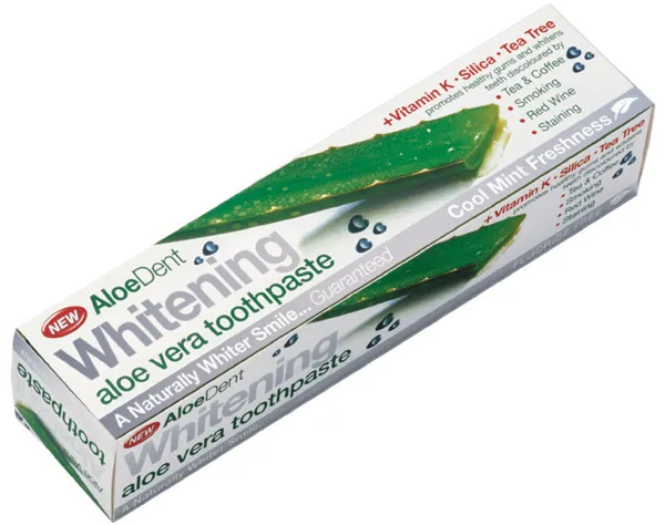 Balinanti dantų pasta be fluorido ALOE DENT WHITENING 100ml