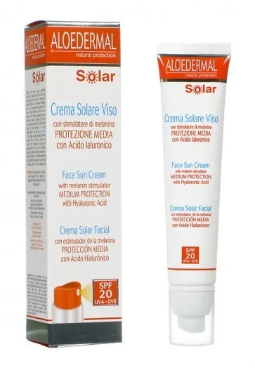 Apsauginis kremas veidui ALOEDERMAL Solar SPF20 75ml