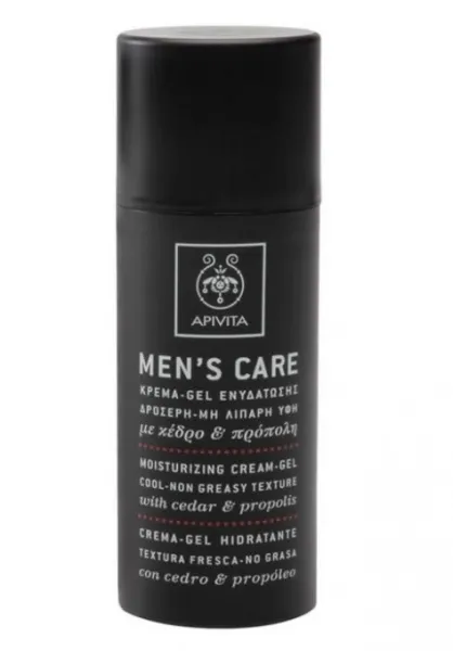 APIVITA MEN'S CARE veido kremas - gelis vyrams drėkinamasis 50ml