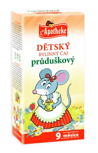 Žolelių arbata vaikams nuo 9 mėn. APOTHEKE "Bronchata" 1,5g N20