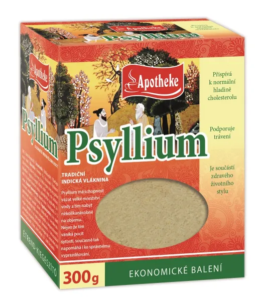 Maisto papildas APOTHEKE PSYLLIUM tirpios indiškos maistinės skaidulos 300g