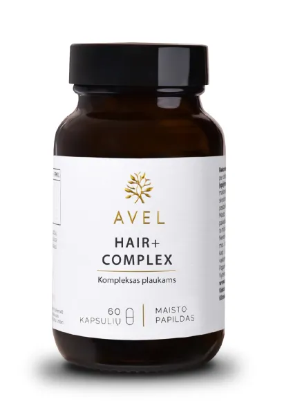 Maisto papildas AVEL HAIR + COMPLEX kapsulės N60