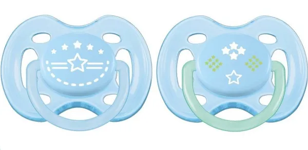 Čiulptukai silikoniniai AVENT 0-6mėn "Madingas B" N2 (SCF172/01)