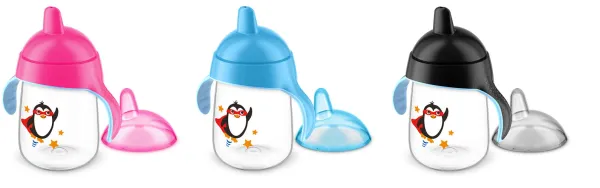 Puodelis neišsiliejantis su rankenėle 18+ mėn. AVENT Premium 340ml (SCF755/00)