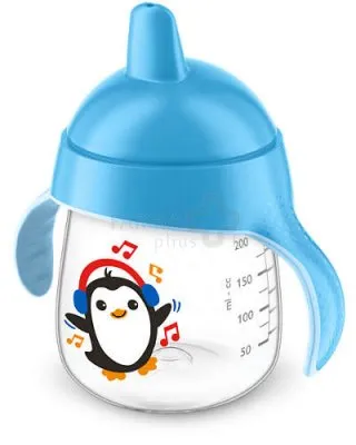 Puodelis neišsiliejantis su rankenėle 12+ mėn. AVENT Premium 260ml (SCF753/00)
