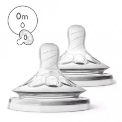 Žindukas silikoninis AVENT Natural Mini (1 skylutė) N2 (1/651)