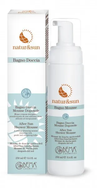 Ekologiškos dušo putos po saulės vonių BEMA Natur&Sun 250ml