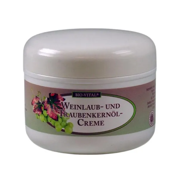BIO-VITAL Kūno kremas su raudonųjų vynuogių lapų ekstraktais bei vynuogių sėklų aliejumi 250ml