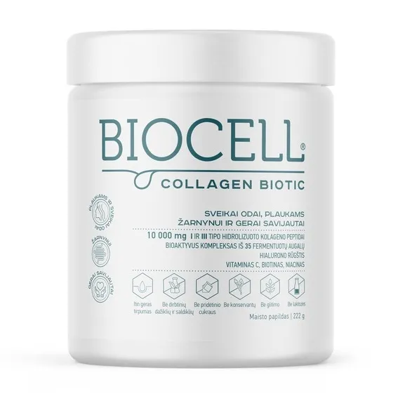 Maisto papildas BIOCELL Collagen Biotic 222g
