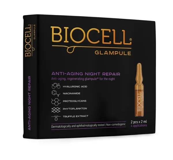 BIOCELL Glampule Anti-Aing Night Repair 2ml N2