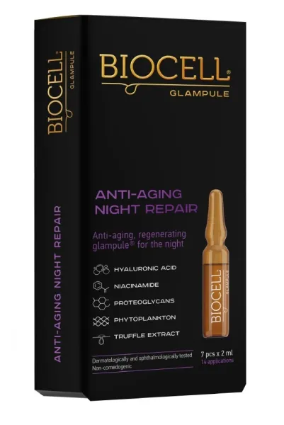 BIOCELL Glampule Anti-Aing Night Repair 2ml N7