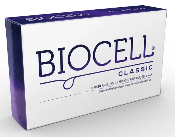 Maisto papildas odai BIOCELL 6,3mg minkštos kapsulės N40