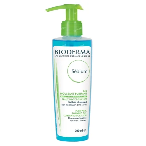 Putojantis gelis-prausiklis BIODERMA Sebium Foaming Gel 200ml