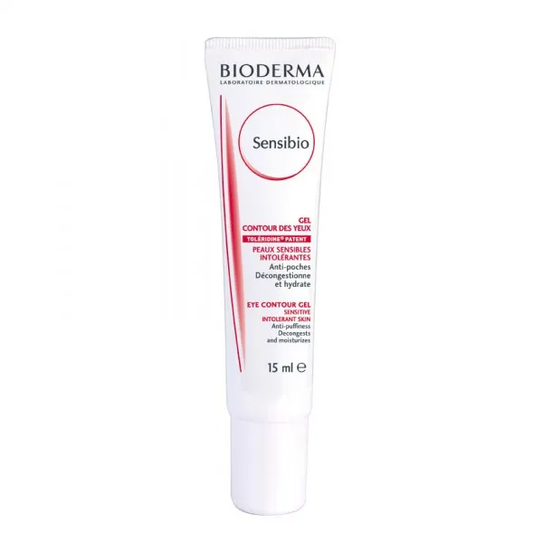 Paakių gelis-kremas jautriai lengvai sudirginamai odai BIODERMA Sensibio Eye + 15ml
