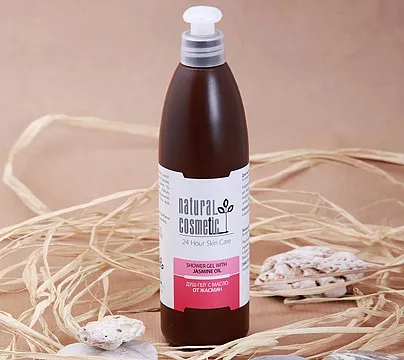 Dušo želė su jazminų aliejumi NATURAL COSMETIC 300ml